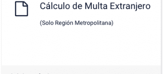 Cálculo de Multa y pago en línea